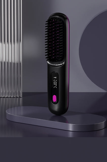 Spazzola Lisciante Portatile Senza Fili – Capelli Lisci in 60 Secondi, Da portare Ovunque